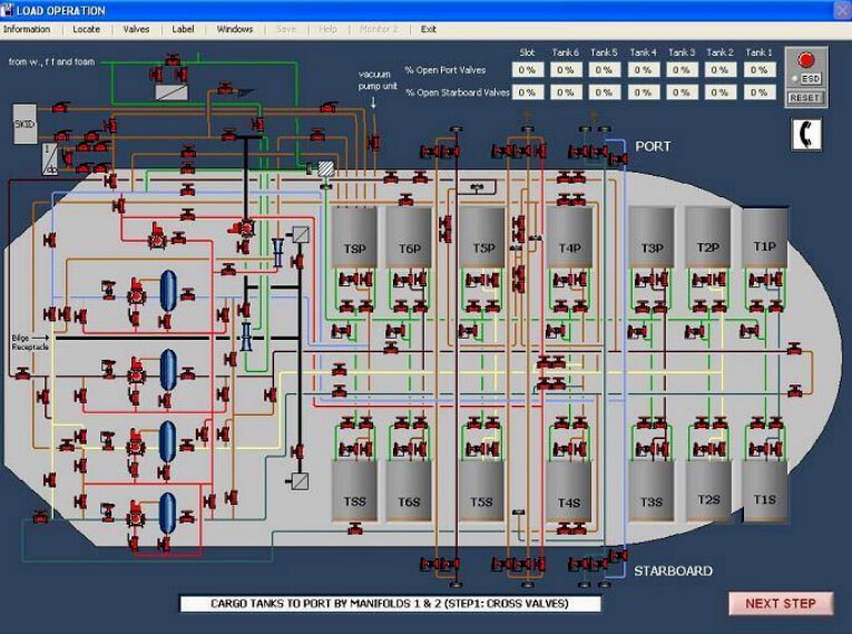 Liquid Cargo Handling Simulator for Oil Chemical Tankers image